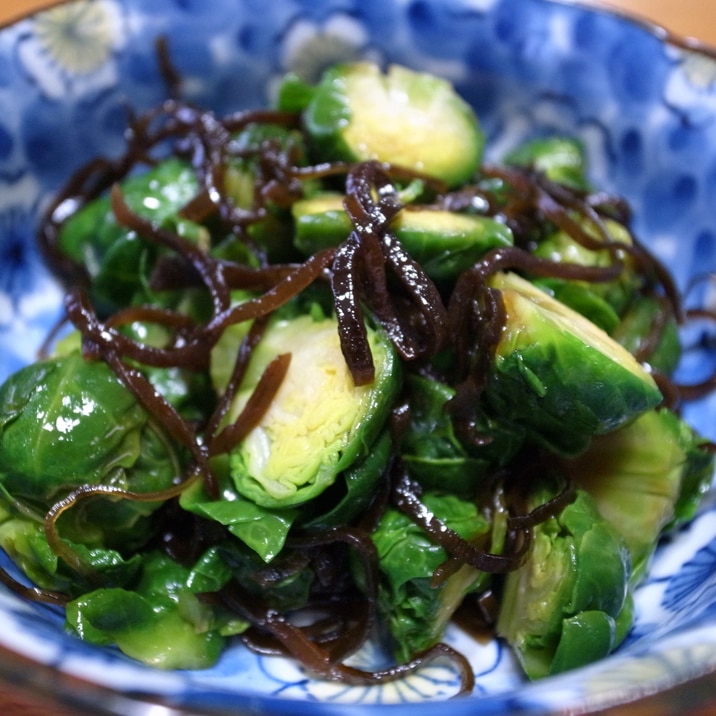 芽キャベツの簡単 塩昆布和え レシピ 作り方 By 根岸農園 楽天レシピ